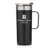 20 oz. Travel Stainless Steel Vacuum Insulated Coffee Mug w/ handle & lid, keeps hot